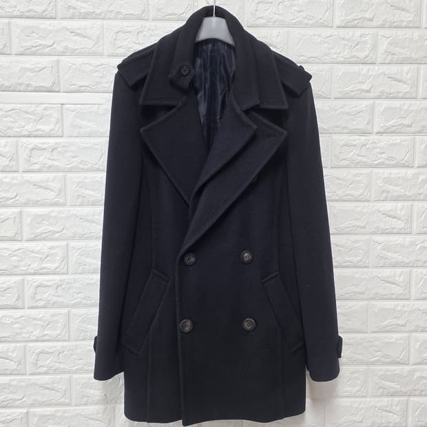 택포// 우영미 블랙 모론방 코트 100