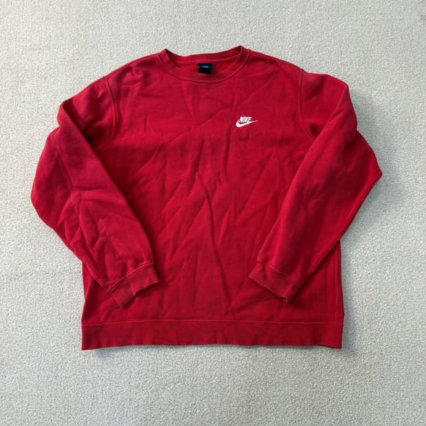 L 나이키 클럽 기모 맨투맨 0209T