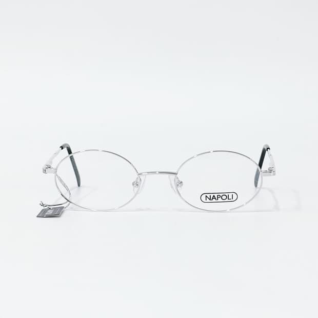 NAPOLI 실버 오벌 메탈 데드스탁 빈티지안경