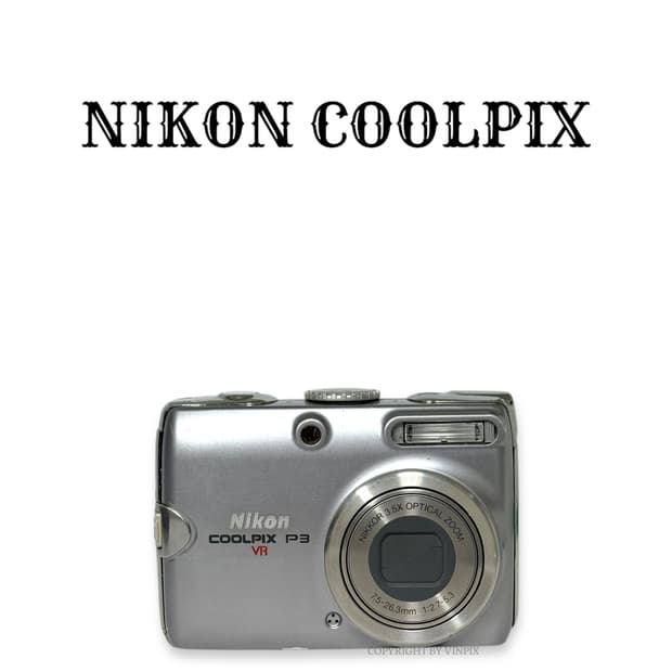 니콘 쿨픽스 P3(coolpix p3) 빈티지 디지털 카메라 디카