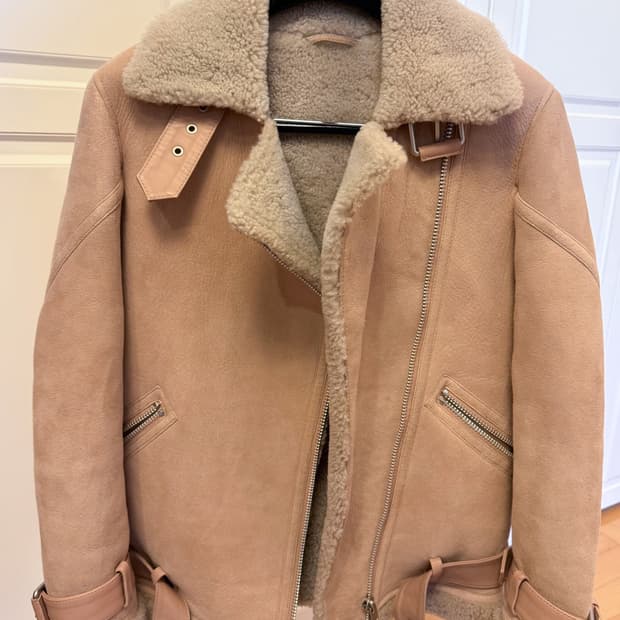 올세인츠 All Saints 여성 가죽 무스탕