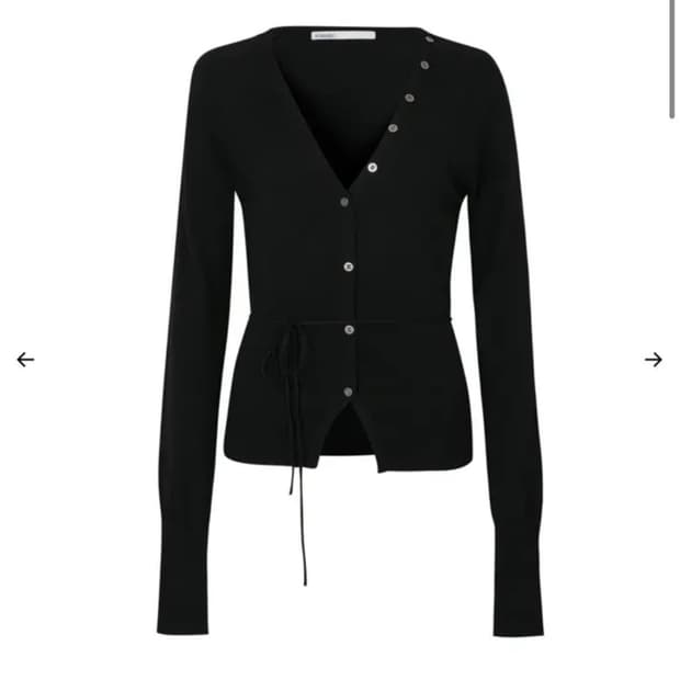 보헤미안서울 버튼 브이넥 가디건