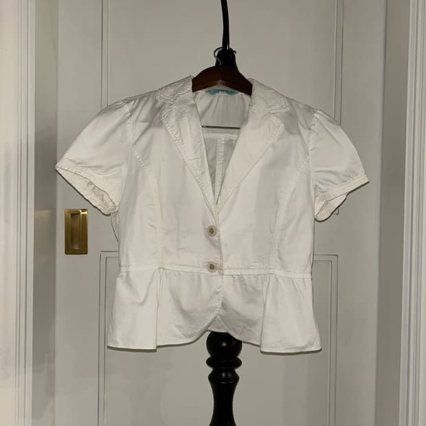 Puff Sleeve Pepblum Jacket / 빈티지 자켓