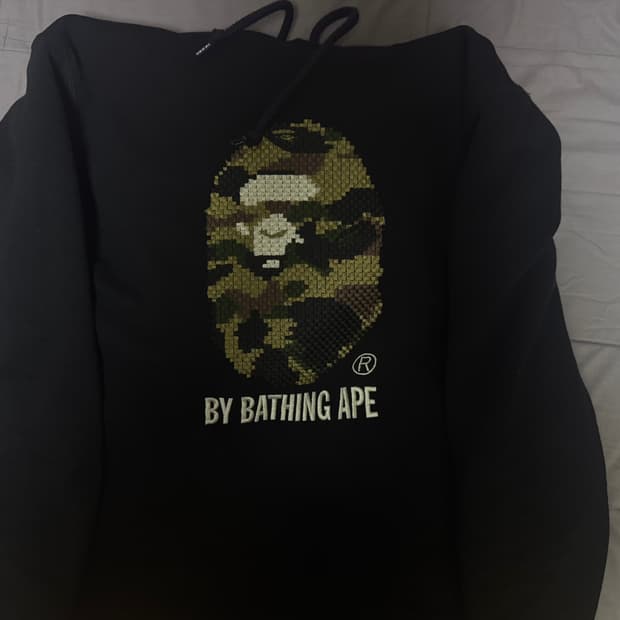 베이프 자수 후트티 XL