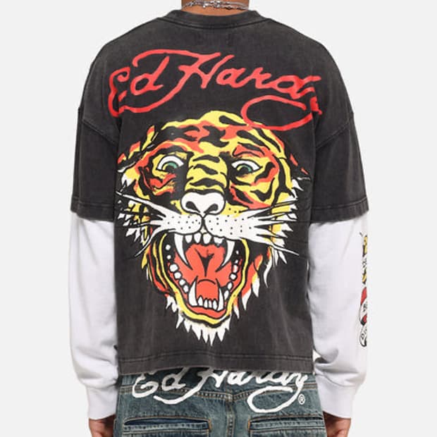 [새제품] 에드 하디 롱슬리브 긴팔티