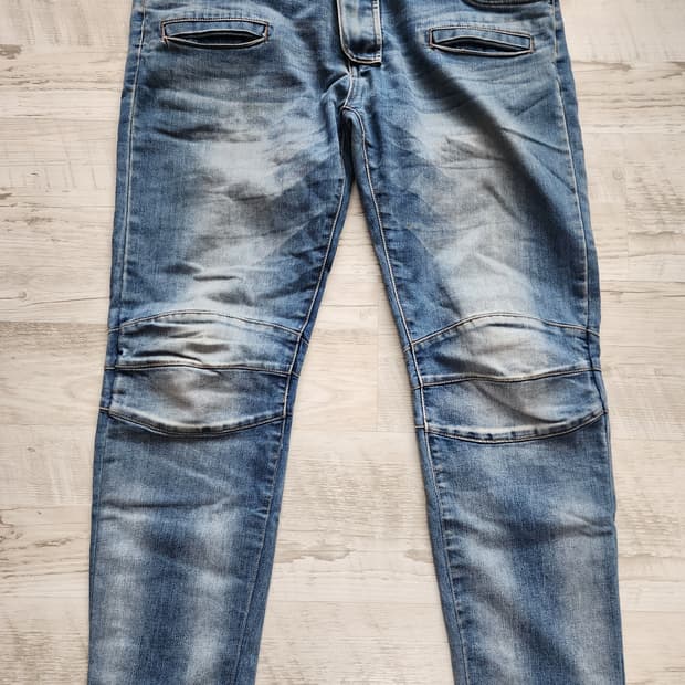 MUT JU BRU 워싱 데님 팬츠 팜. 36~37인치 청바지