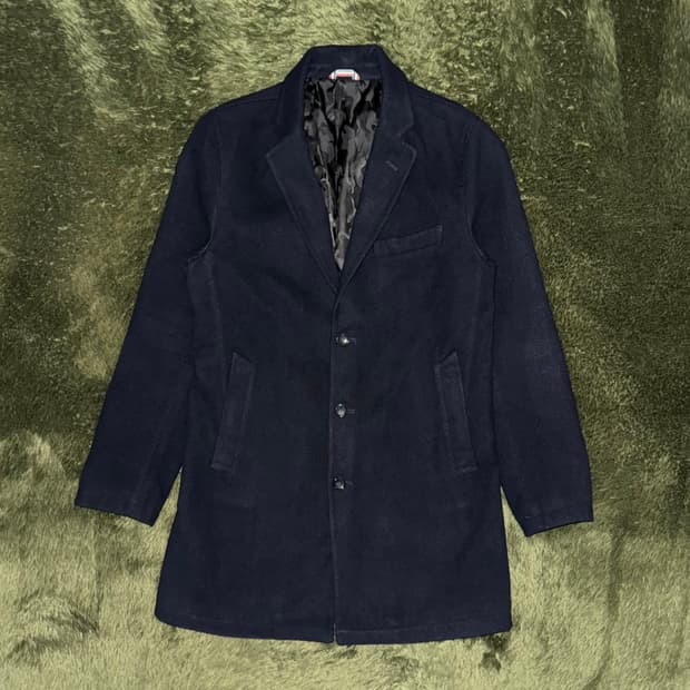 [M] BEAMS HEART 빔즈 하트 쓰리버튼 하프 코트 블레이저