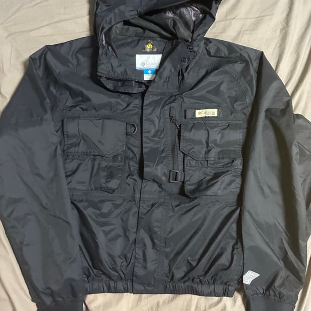 콜롬비아 PFG 피싱자켓 블랙 M