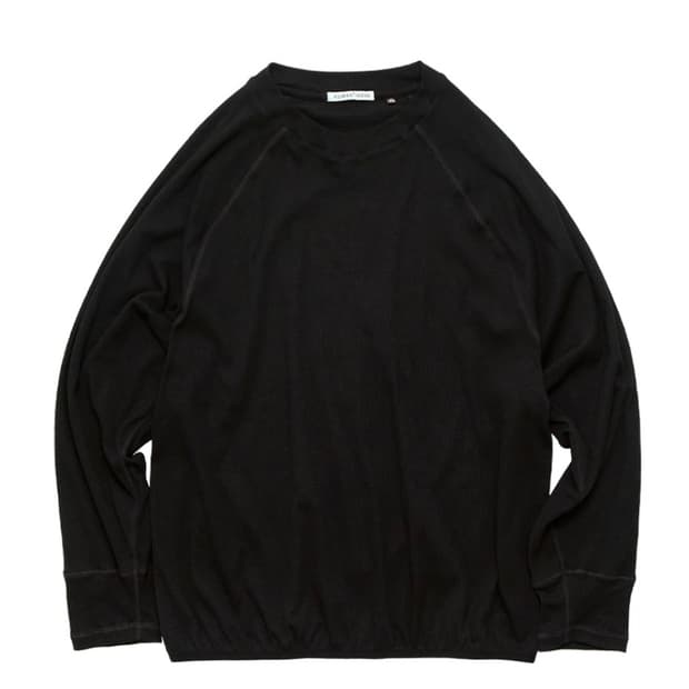 2) 폴리테루 휴먼인덱스 휴먼 써멀 롱슬리브 블랙