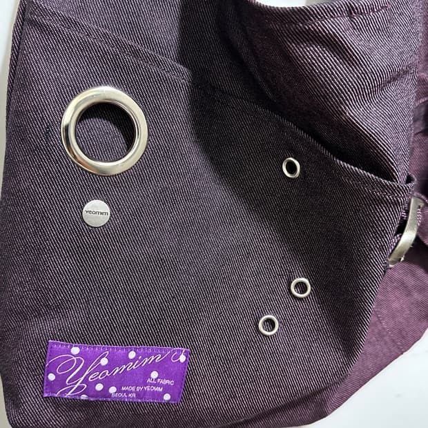 여밈 에코백 layout bag (grape)
