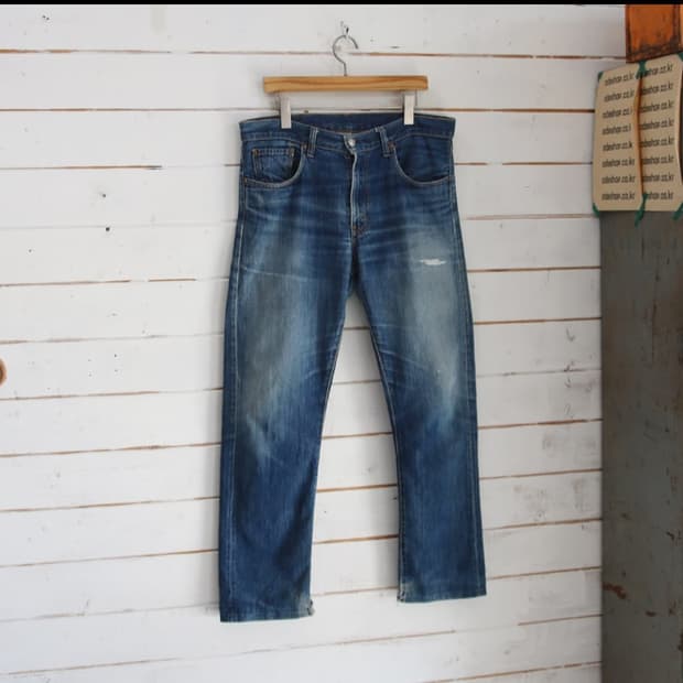 리바이스 505 34 데님 청바지