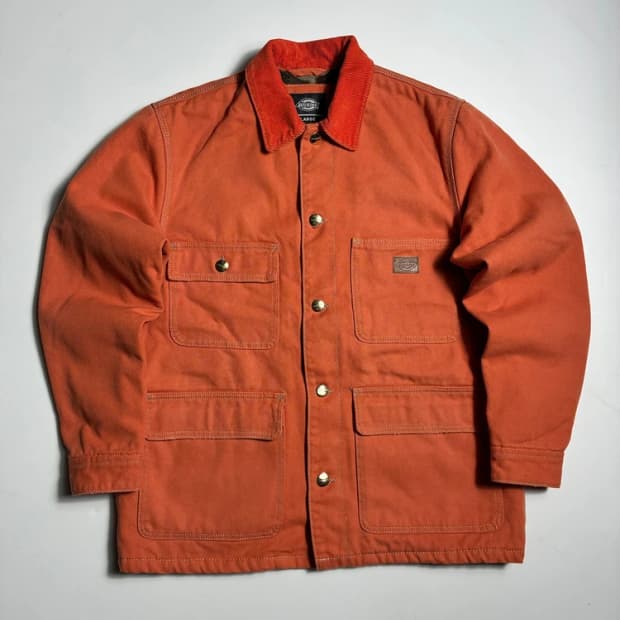 디키즈 오렌지 컨트리 덕 캔버스 워크 자켓 R3293