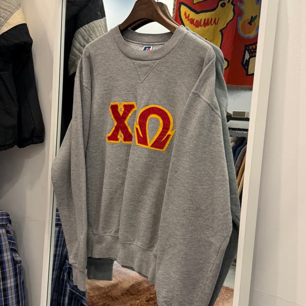 90-00s Russell 러셀 XΩ 스웻셔츠