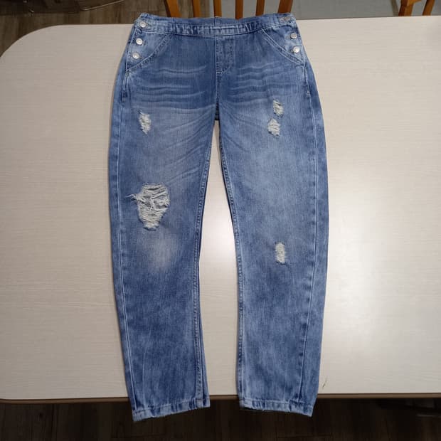 26-27 ZARA TRF 데미지워싱 멜빵진 26-616