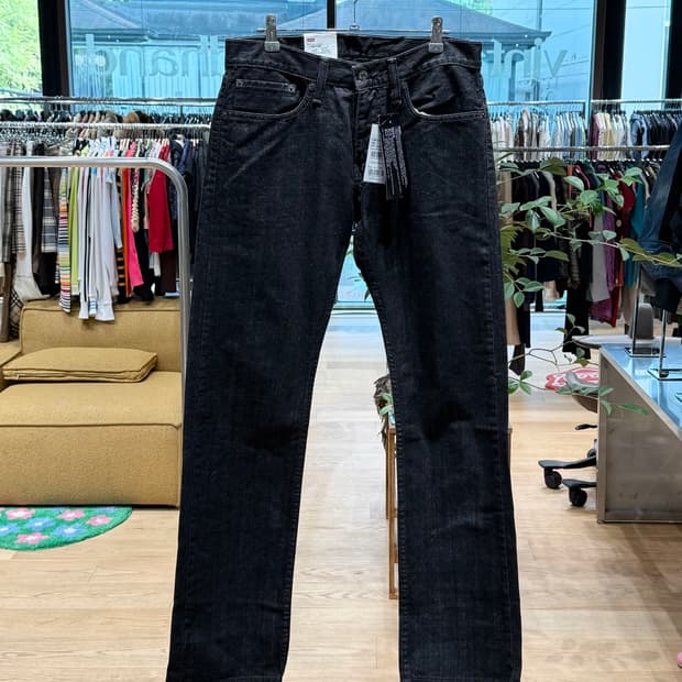 리바이스 514 블랙 데님 팬츠 