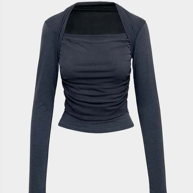 layered drape tee