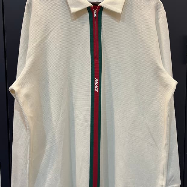 팔라스 17FW 버티컬 위브 폴로 집업