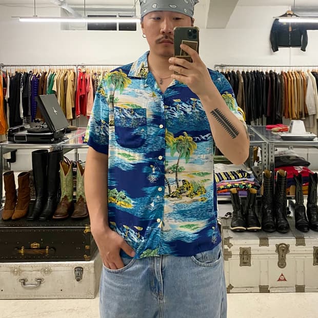 GAP hawaian shirt 갭 하와이안 셔츠
