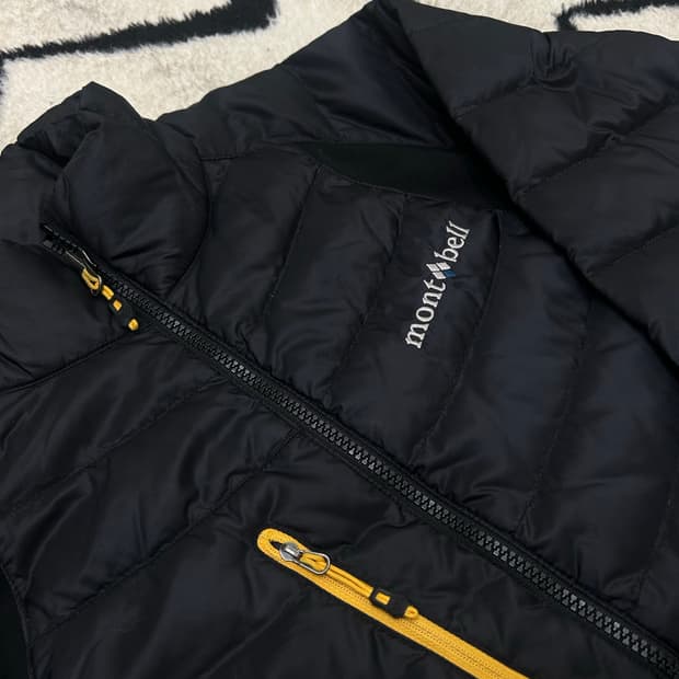[M]몽벨 고프코어 경량 구스 후드 자켓/블랙