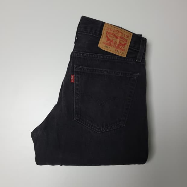 (29) LEVI'S 리바이스 청바지 516 블랙 데님 W31 L32