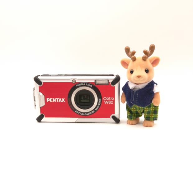 한글지원 방수 🏊‍♂️펜탁스 옵티오 W80 레드 ✨