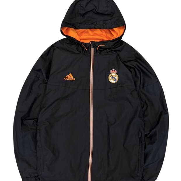 아디다스 레알마드리드 바람막이 블랙 (XL)