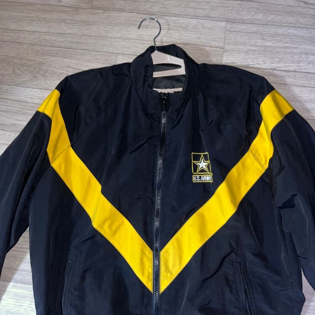 미군 U.S.ARMY 블랙 바람막이 자켓