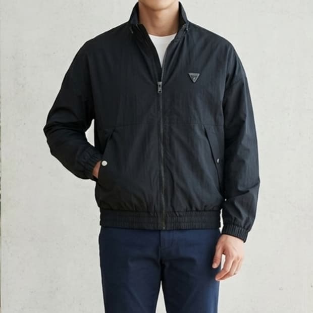 [95]게스 하이넥 블루종 점퍼