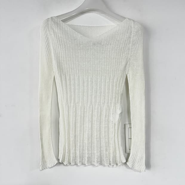 엔리카 enrica 시어 니트 탑