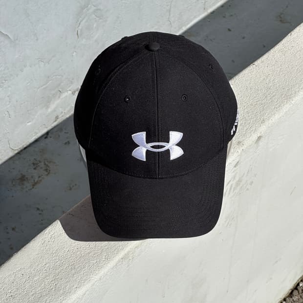 [F] 언더아머 골프 블랙 볼캡 모자