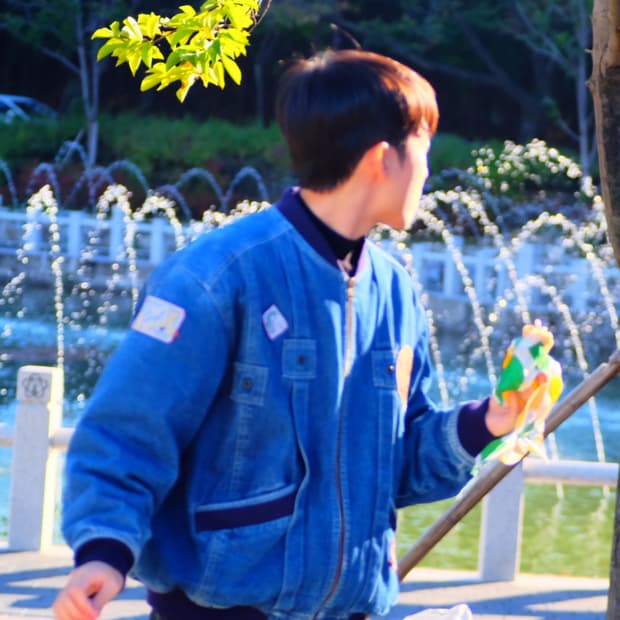 forset 빈티지 바시티 자켓