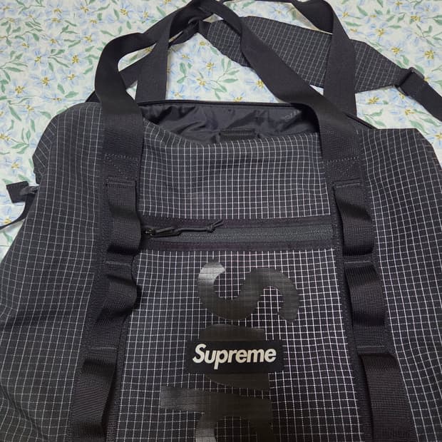 슈프림 더블백 블랙 24ss 미디엄