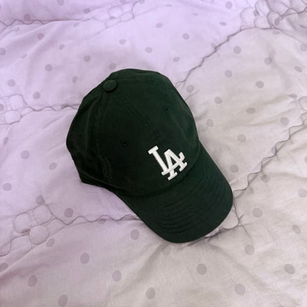 엠엘비 엘에이 볼캡 모자 그린