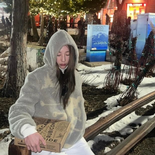 Open yy 오픈와이와이 후리스 아우터 후드 퍼 뽀글이 자켓