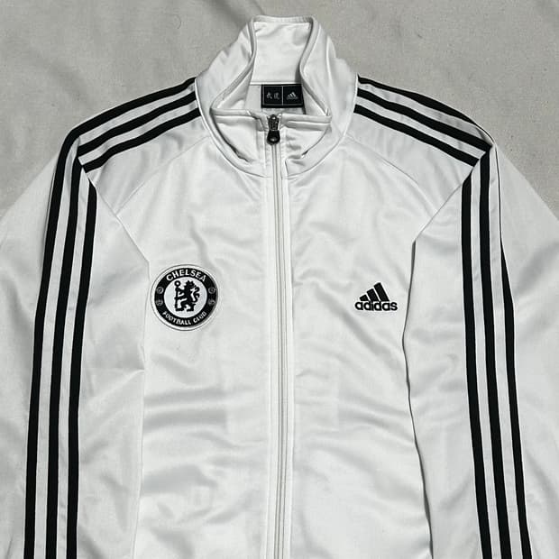 M 아디다스 화이트 첼시 트랙탑