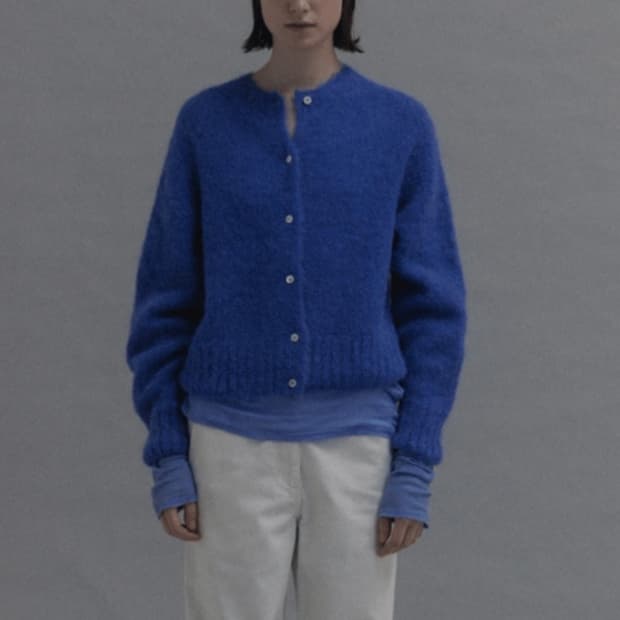 낫띵리튼 알파카 가디건