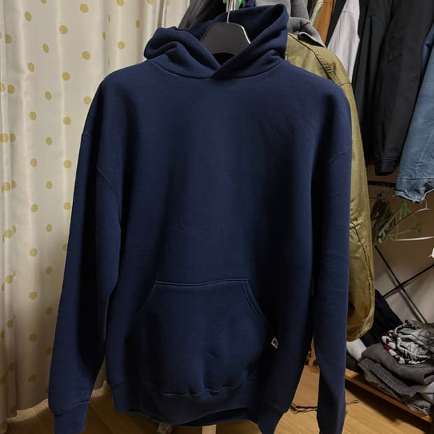 90s usa 러셀 후드 navy XL