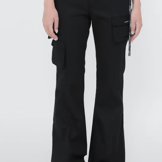 라인 포켓 카고 팬츠 Line pocket cargo pants