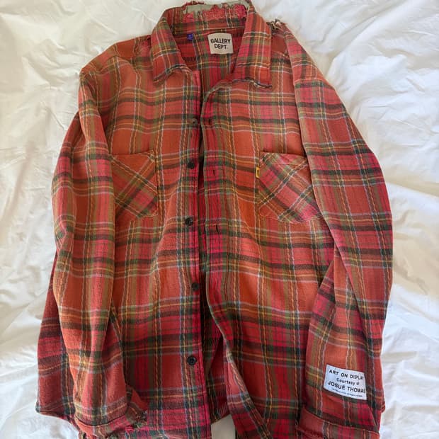 Gallery Dept. 겔러리 디파트먼트 말리 플란넬 셔츠