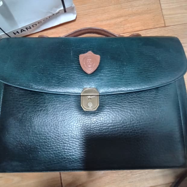 에스콰이아 클라식 브리프 케이스, 하드 레더 가방