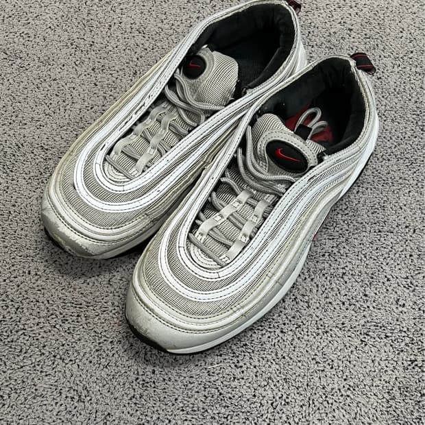 (260) 나이키 에어 맥스 97 골프 실버 불렛