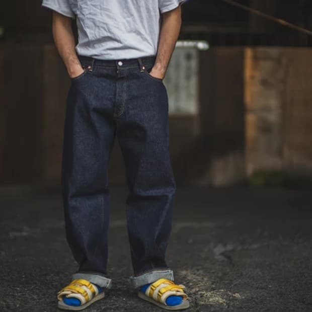 TCB Baggy 50s Jeans / One-Wash (30 Size)