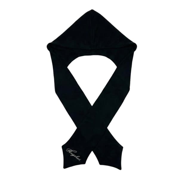 펑쉐이 후드스카프 블랙