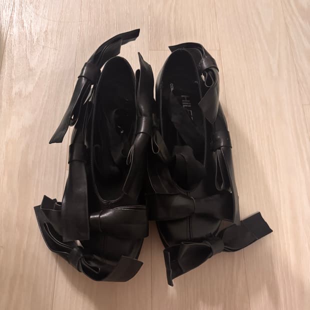 꼼데가르송 필리오 플랫 보우 슈즈