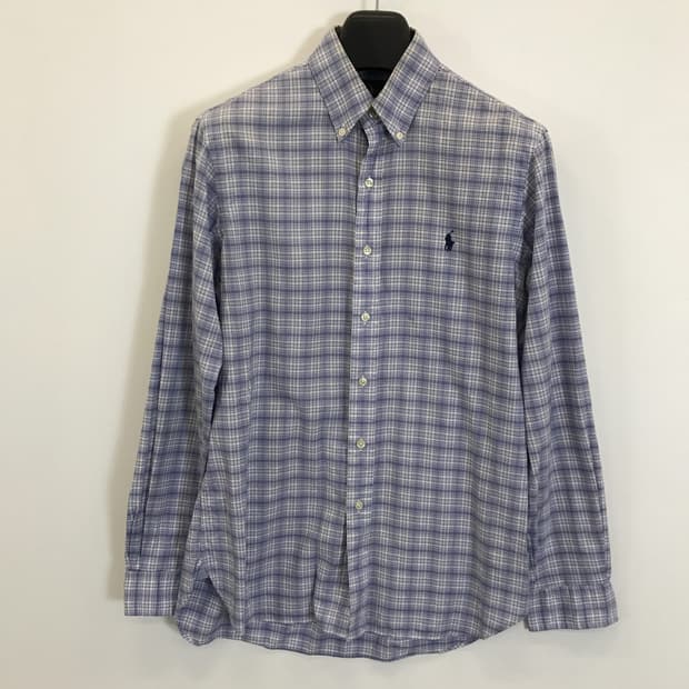 폴로 랄프로렌 체크셔츠 퍼플블루 [s/p]