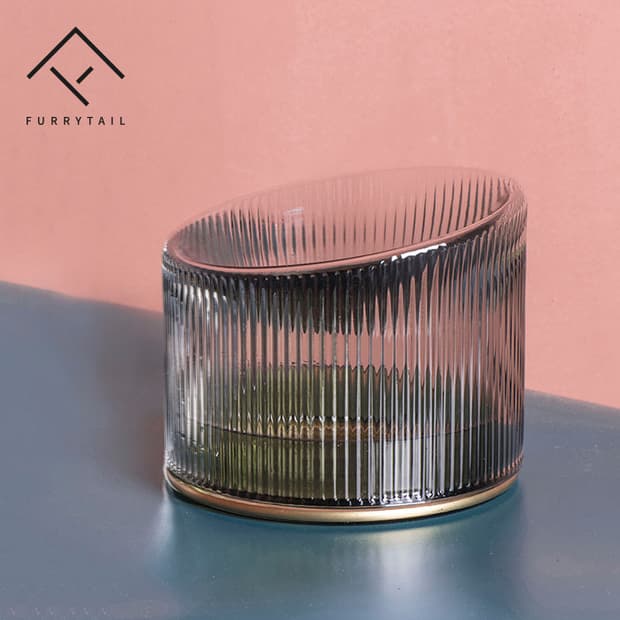 퓨리테일 고양이 유리 식기