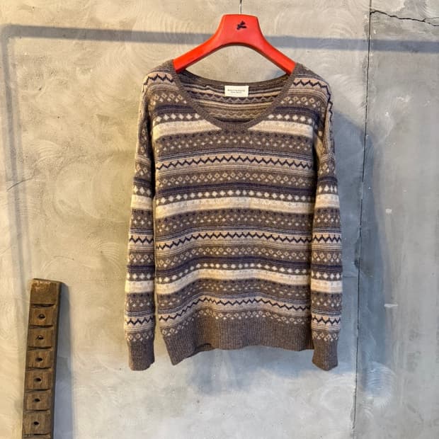 유나이티드 애로우 페어아일 니트 55~66