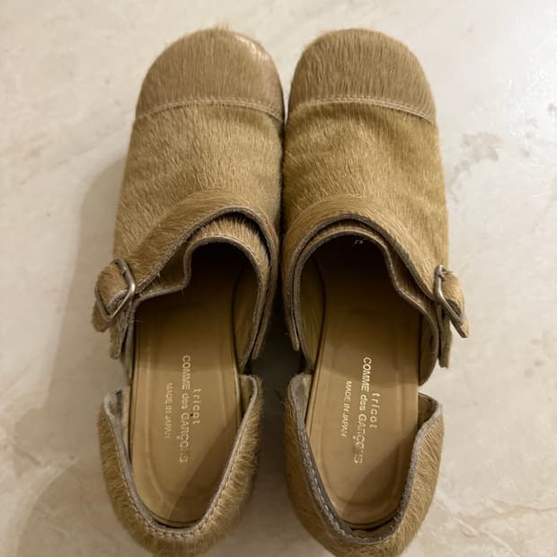 꼼데가르송 송치 클로그