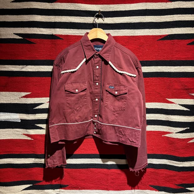 Wrangler crop western trucker / 웨스턴 트러커