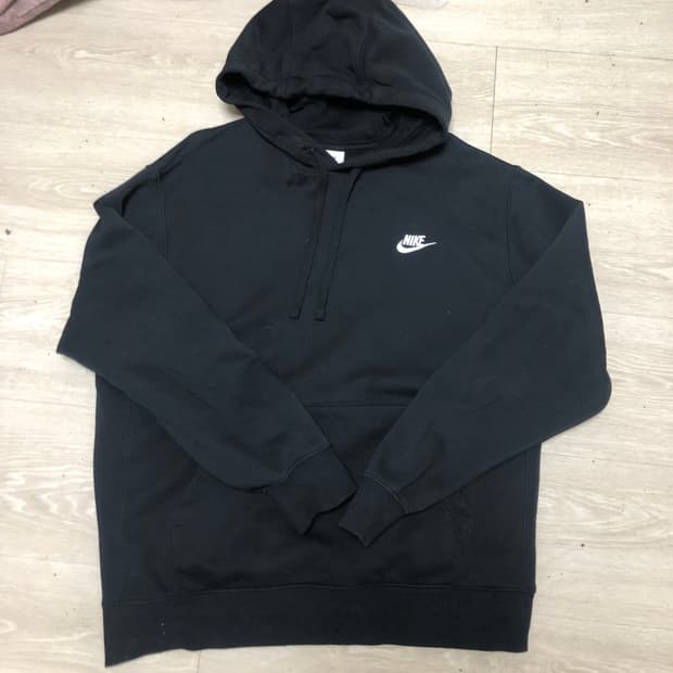 나이키 검정색 후드티 XL 105 사이즈